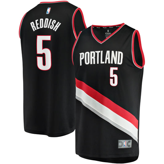Cam Reddish Portland Trail Blazers Fanatics Branded Youth Fast Break Player Jersey - Icon Edition - Black